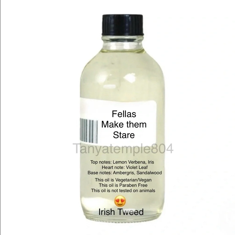 Green Tweed (M) Type Fragrance Oil 4 Oz Glass Refillable Bottle